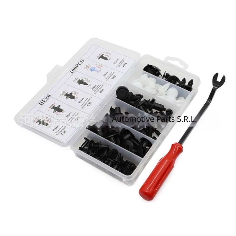 Clipuri pentru garnitura ușii din nylon, universale, 100 buc