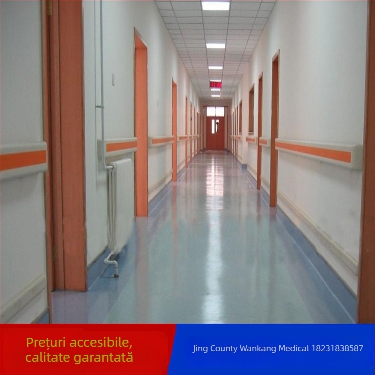 Mâner de susținere montat pe perete pentru coridorul spitalului, anti-coliziune, robust pentru prevenirea căderilor — Brand: Other; Origine: Hebei; Destinație: Spitale și grădinițe