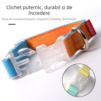 Guler pentru câini cu fular color-block, nylon durabil, pentru câini, utilizare în toate anotimpurile
