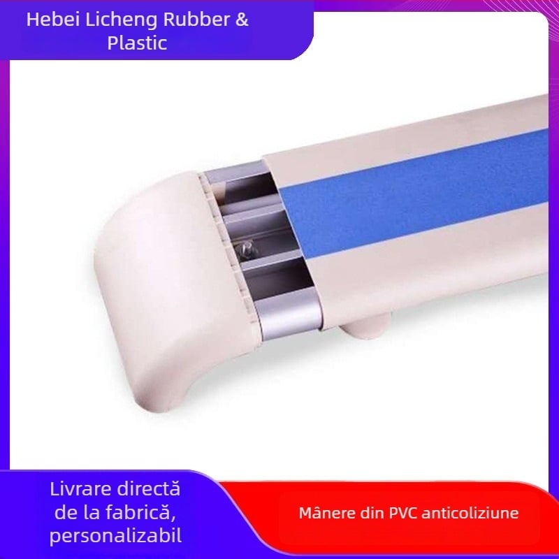 Mânere pentru culoarele spitalelor și balustradele de perete – PVC, aliaj de aluminiu, protecție din plastic împotriva impactului