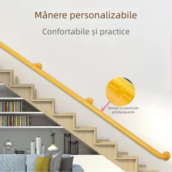 Cologne Mâner de coridor și scară – Mâner de baie fără obstacole, potrivit pentru spitale, centre de îngrijire și hoteluri