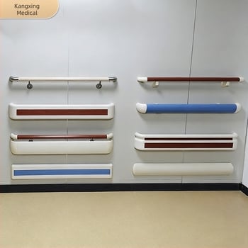 Mână curentă PVC pentru coridor, tip 140, montare pe perete, anti-coliziune, pentru spitale și centre de îngrijire