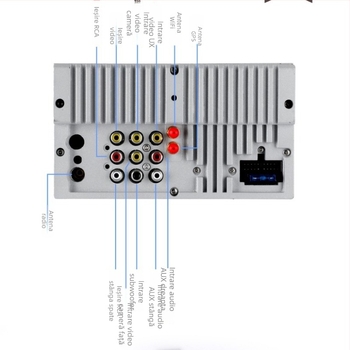 Player DVD auto cu navigație DVD încorporată, Windows OS, rezoluție 800x480, Bluetooth, USB/TF/AUX
