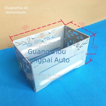 Ramă metalică pentru navigația DVD auto FRA001 – Kurtosis, fier, 0,35 kg, compatibil 2DIN, montaj fix