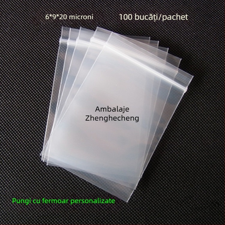 Pungă transparentă autosealantă pentru bijuterii, Zhenghe Cheng — ambalare bijuterii; material: material nou