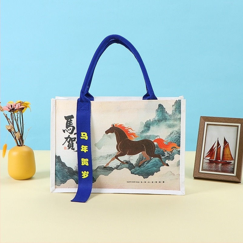 Geantă tote din pânză pentru studenți, design simplu, capacitate mare, accent cu panglică tridimensională, imprimare prin transfer termic (Imprimarea logo-ului: Nu)