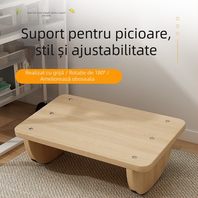 Suport pentru picioare de birou, stil Nordic, sub birou, nepliabil, material: altul