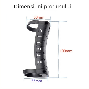 Controler universal pentru butoanele de pe volan, pentru navigație post-instalare, ABS + silicon, Model: Prevenire și Control 1