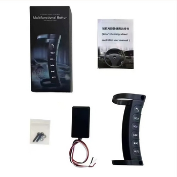 Controler universal pentru butoanele de pe volan, pentru navigație post-instalare, ABS + silicon, Model: Prevenire și Control 1