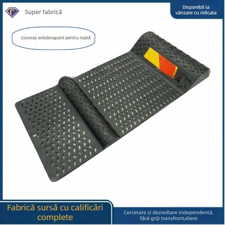Dispozitiv anti-derapant pentru roți ale vehiculeului, pentru parcare