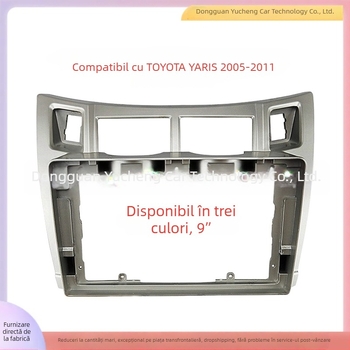 Ramă navigație Android pentru Toyota Yaris, ecran de 9 inch, material ABS+PC, modele 2005–2011, greutate 1 kg