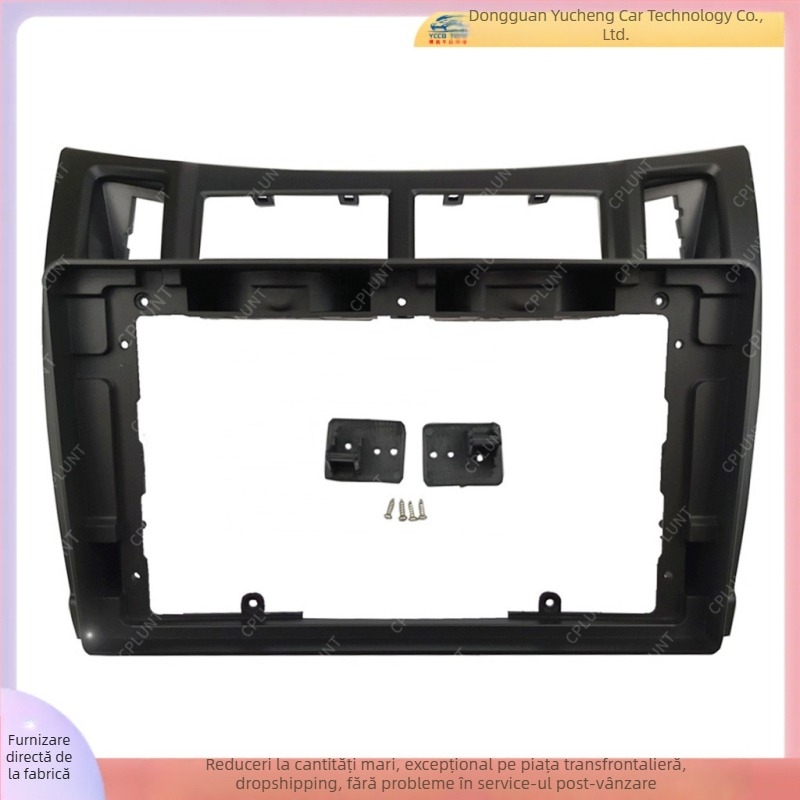 Ramă navigație Android pentru Toyota Yaris, ecran de 9 inch, material ABS+PC, modele 2005–2011, greutate 1 kg