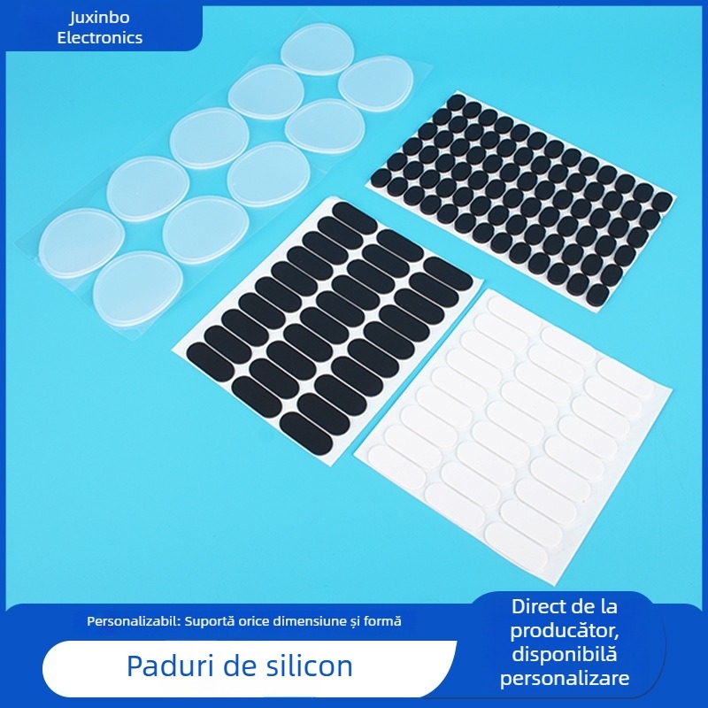 Garnitură din silicon, bază rotundă autoadezivă, anti-alunecare și amortizant la șoc