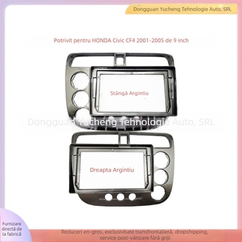 Cadru de navigație Android pentru Honda Civic CF4 (2001–2005) – ABS+PC, 1 kg, cadru reglabil