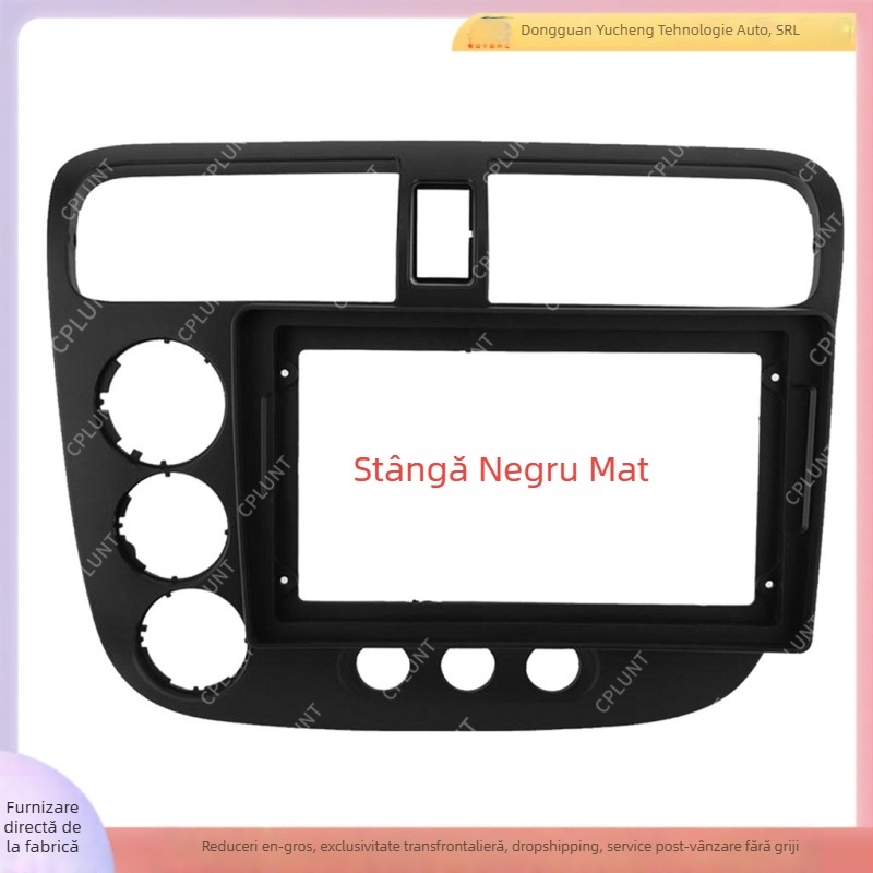 Cadru de navigație Android pentru Honda Civic CF4 (2001–2005) – ABS+PC, 1 kg, cadru reglabil