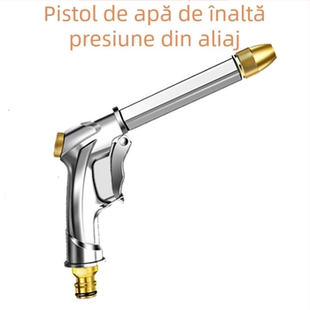 Pistol de spălat cu înaltă presiune pentru mașini, cu placă frontală din aluminiu, pentru uz casnic