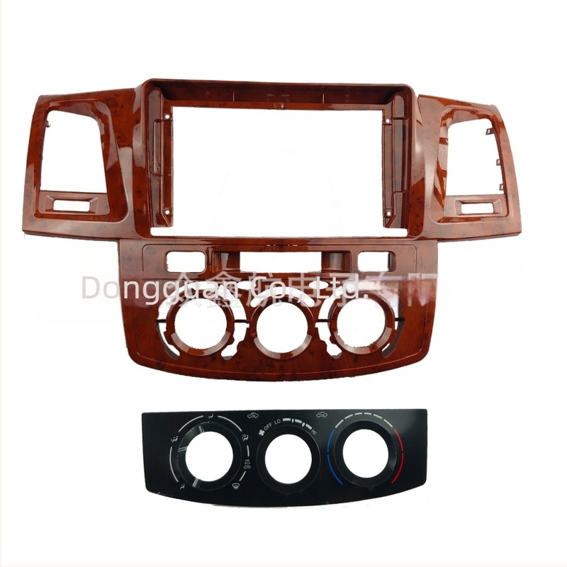 Kit ramă față DVD pentru Toyota Fortuner, Hilux, Runner (VOGO) - ABS+PC