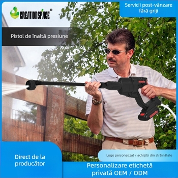 CREATIONSPACE CSP0101A Pistol de înaltă presiune cu baterie li-ion pentru spălarea mașinilor acasă