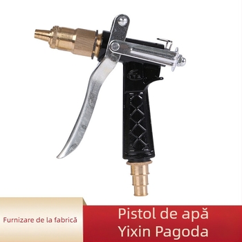 Pistol de spălat auto cu presiune înaltă, set de cleme pentru furtun, duză și cap cu formă de pagodă