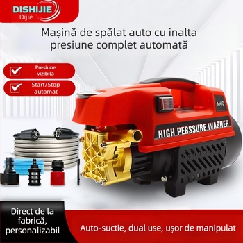 Spălător cu presiune înaltă pentru mașini 220V, model T3000, presiune maximă 20 MPa, debit 12 L/min, putere 3000 W