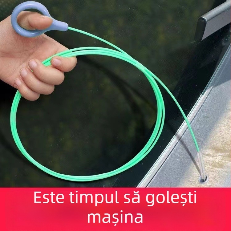 Perie de curățare a drenajelor panourilor de acoperiș (sunroof) și conductelor HVAC ale autovehiculului | Material: PP | Tip: perie auto | Fără personalizare