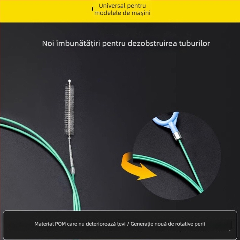 Perie de curățare a drenajelor panourilor de acoperiș (sunroof) și conductelor HVAC ale autovehiculului | Material: PP | Tip: perie auto | Fără personalizare
