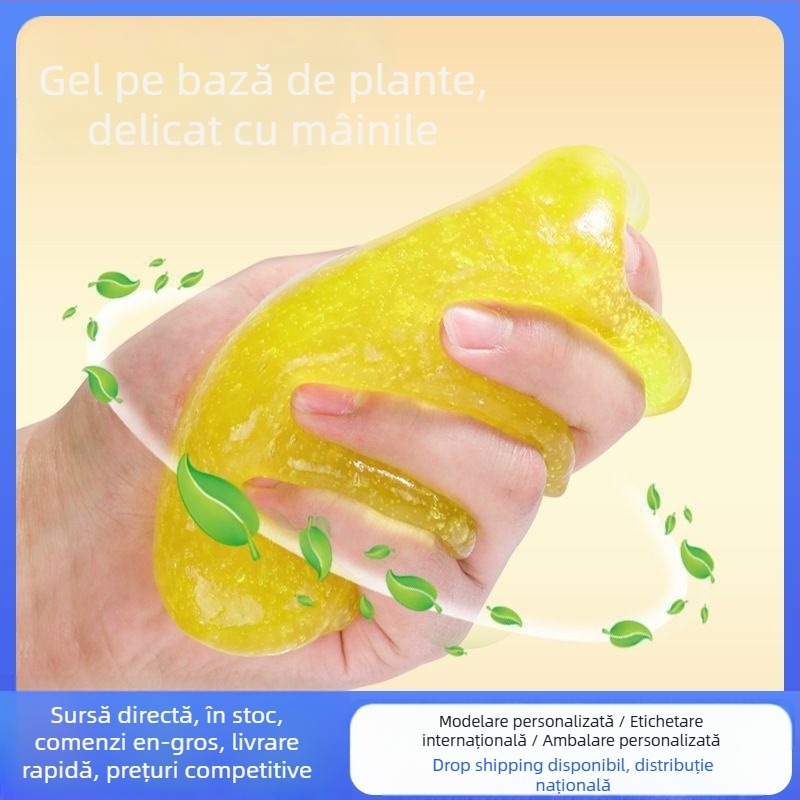 Pastă de curățare multifuncțională pentru casă și mașină, curățare a tastaturii și eliminare praf (Greutate: 0.07 kg; Brand: Altă; Zone principale de vânzare: Japonia și Coreea de Sud)