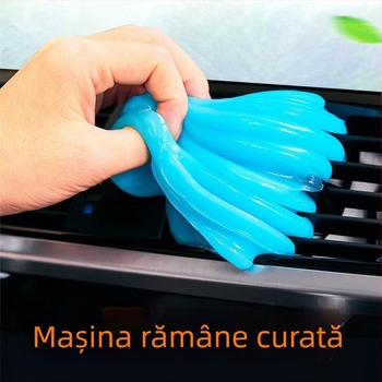 Astree astree02 Gel de curățare pentru interiorul mașinii — pastă de curățare multifuncțională, absorbant praf, greutate 0.22, ambalaj: sticluță unică, potrivit pentru interiorul mașinii și pentru casă