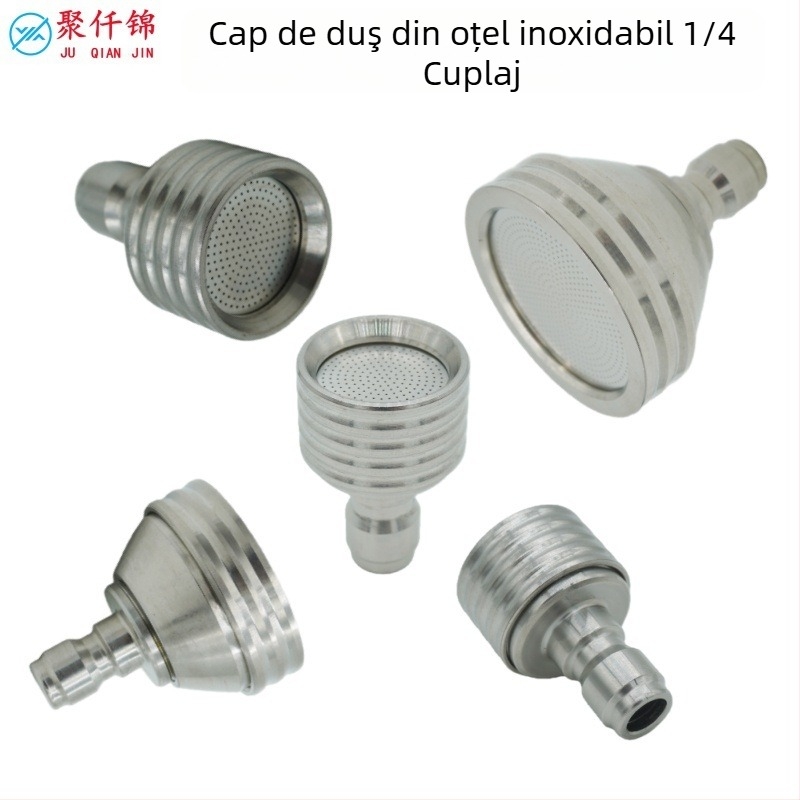 Pistolă de spălat cu presiune înaltă pentru mașini, 1/4 Quick-Connect, oțel inoxidabil — corp pistol, cuplaj și duză din oțel inox, presiune maximă 250