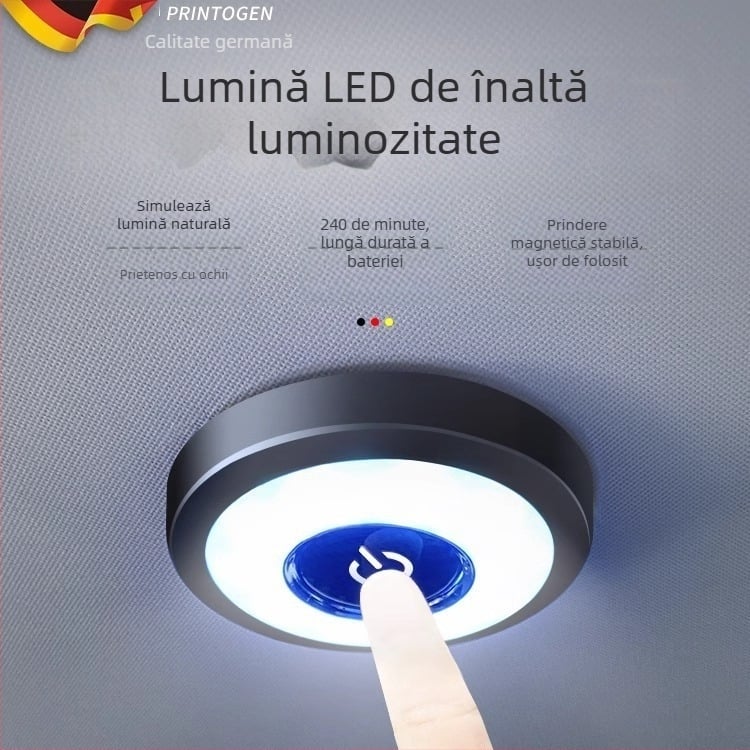 Lampă LED pentru plafonul mașinii, model Car Reading Light, din plastic, compatibil universal, posibilitate de personalizare.