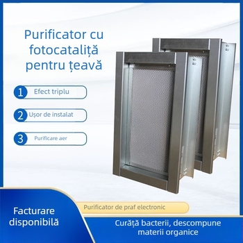 Purificator de aer: purificator catalitic de tip tubular, tehnologie cu corona de înaltă tensiune