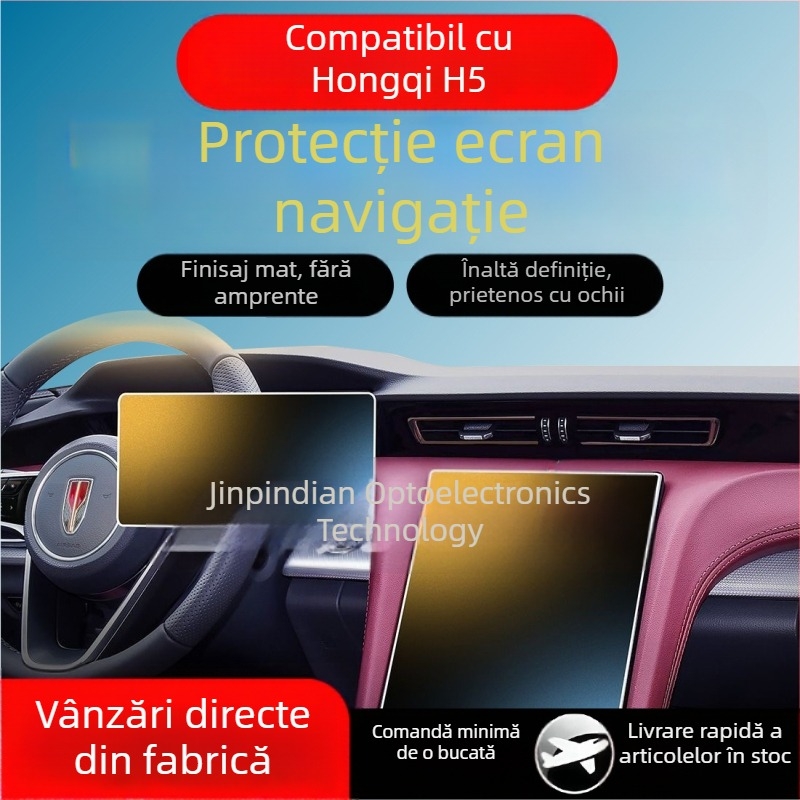 Film protector flexibil temperat pentru ecranul de navigație Hongqi H5