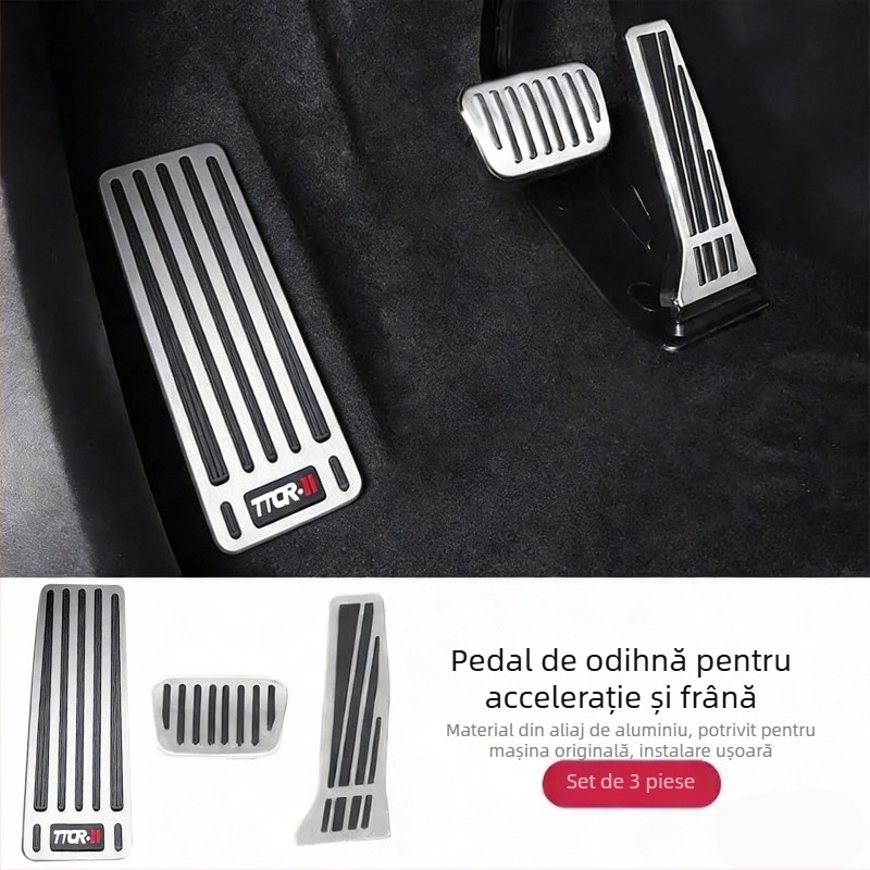 Suport pentru pedale din aliaj de aluminiu pentru L90/L60 – accesorii de decor interior antiderapante pentru transmisie automată