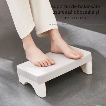 Suport pentru picioare de birou – din plastic, design simplu și modern, suport pentru odihnă, potrivit pentru birou și canapea