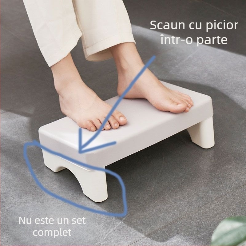 Suport pentru picioare de birou – din plastic, design simplu și modern, suport pentru odihnă, potrivit pentru birou și canapea