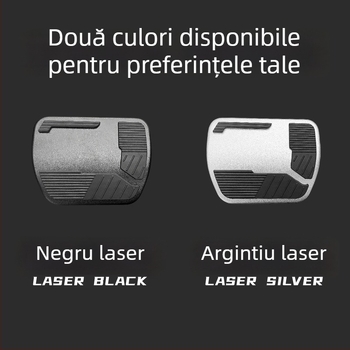 Set pedale din aliaj de aluminiu pentru accelerație și frână – antiderapant, upgrade interior pentru X-Trail, Qashqai, Sylphy