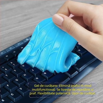 Gel de curățare pentru tastatură cu îndepărtare a prafului cristal – gel moale, 160 g