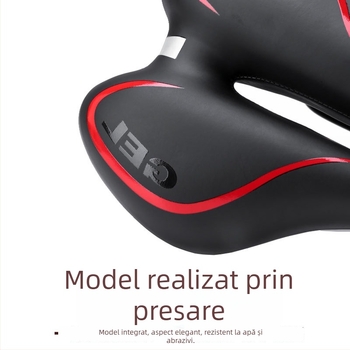 Șa de bicicletă din silicon moale pentru biciclete de munte, cu cavitate, pernă îngroșată