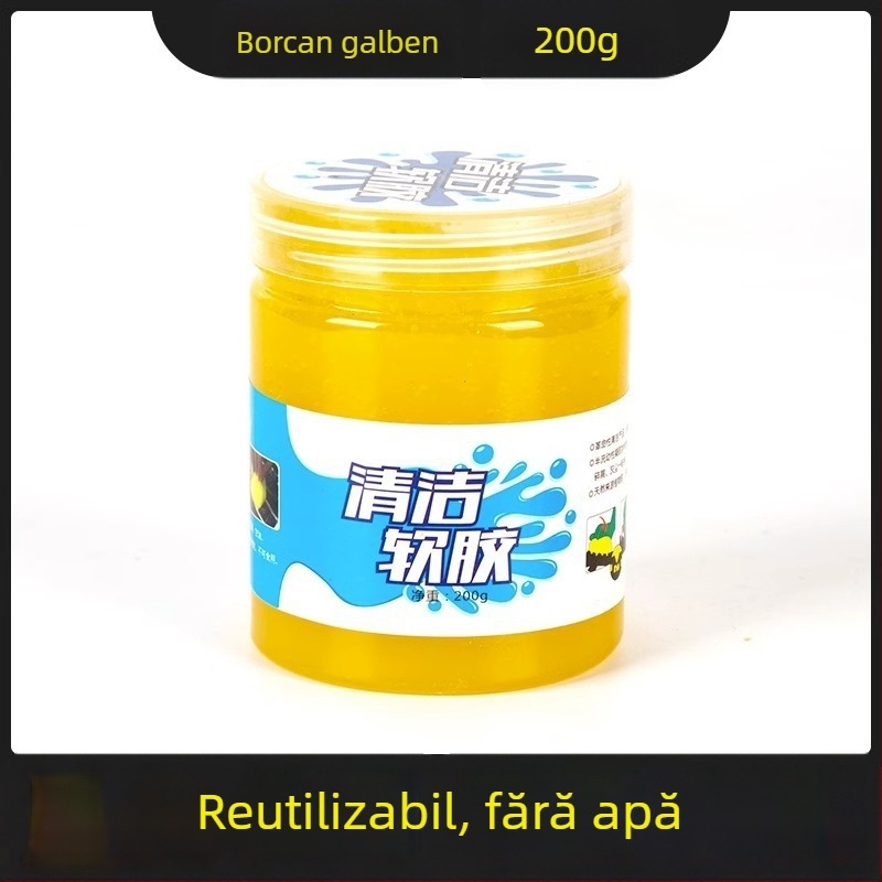 Gel de curățare pentru interiorul mașinii, pentru găuri între taste și prizele de aer — 200 g, Brand Friendly, piețe principale Japonia și Coreea de Sud, fără mărci private licențiate