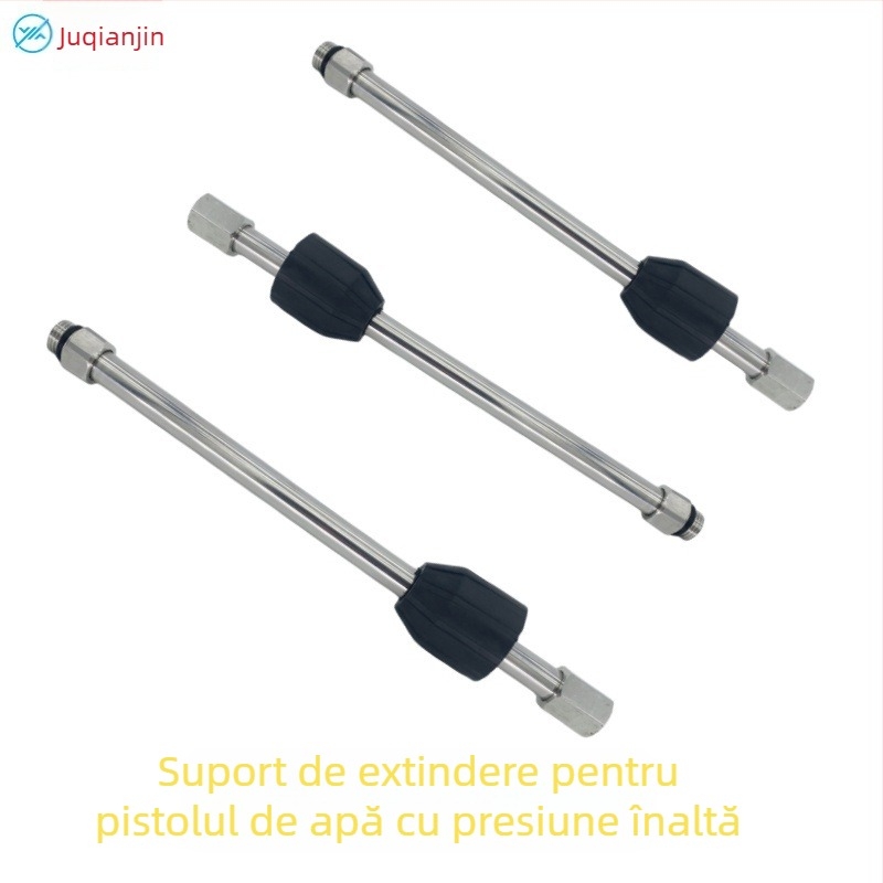 Bară de extindere din oțel inoxidabil pentru pistol de apă cu presiune înaltă, conectare rapidă 1/4, 4000 PSI