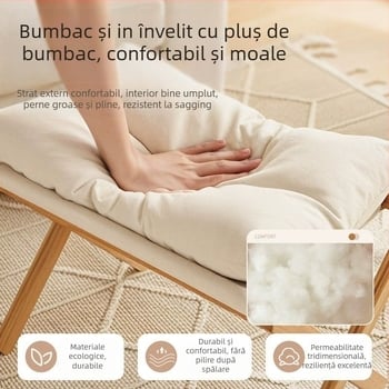 Suport pentru picioare din lemn, în stil Nordic, pentru canapea și birou