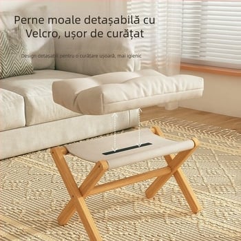 Suport pentru picioare din lemn, în stil Nordic, pentru canapea și birou