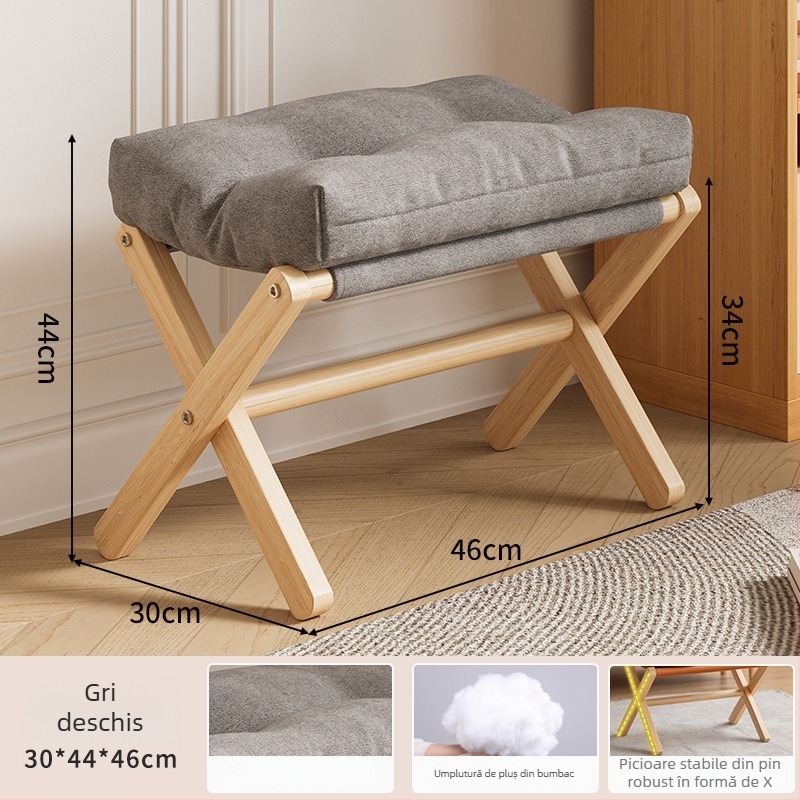Suport pentru picioare din lemn, în stil Nordic, pentru canapea și birou