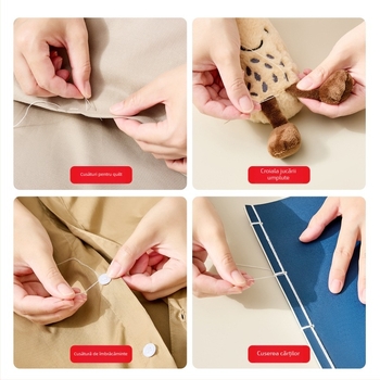 Cutie portabilă de depozitare pentru cusut – kit de cusut, stil japonez, simplu, lux discret