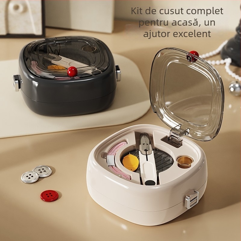 Cutie de cusut portabilă de buzunar, din plastic, seria pachet de ace, 1000 buc. pe cutie, personalizabilă