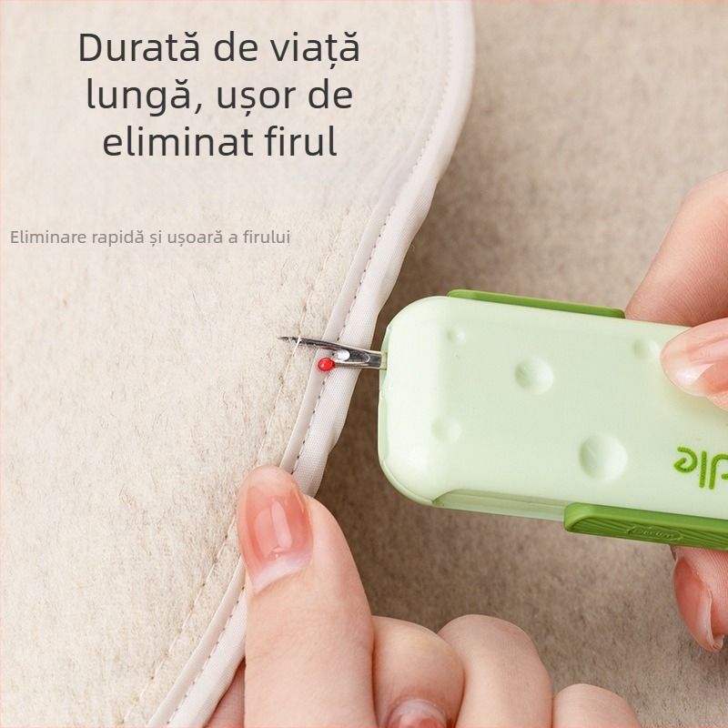 Instrument portabil pentru înșirarea acului — multifuncțional, cu cutie magnetică pentru ace, ABS, 300 de bucăți în cutie, design minimalist
