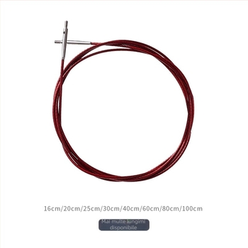 Accesorii pentru ace de tricotat: ac circular detașabil cu sfoară, stil simplu, greutate 0,14 kg