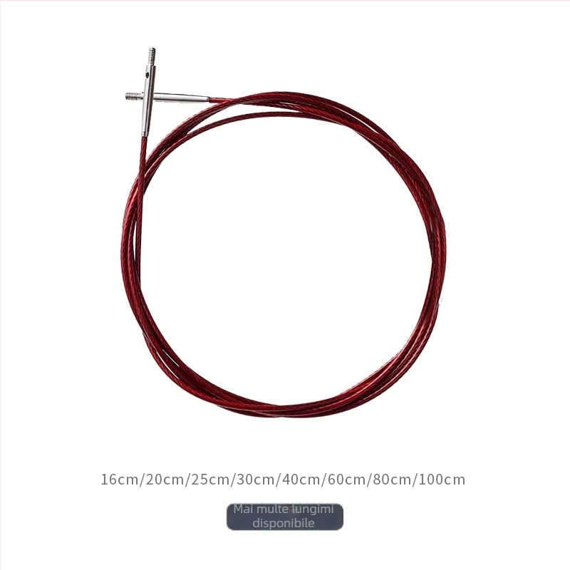 Accesorii pentru ace de tricotat: ac circular detașabil cu sfoară, stil simplu, greutate 0,14 kg