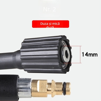 Furtun de înaltă presiune compatibil cu Kärcher K1/K3 — 6 mm diametru interior, teflon, 0,8 kg, Caigong