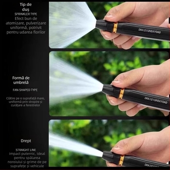 Duza din aliaj pentru pistol de spălat mașini, presiune înaltă, mâner cu priză de deget, 27 g